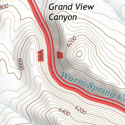 44114SE Page 35 White Cloud Peaks Topo Preview 3