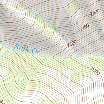 44114SE Page 40 White Cloud Peaks Topo Preview 3