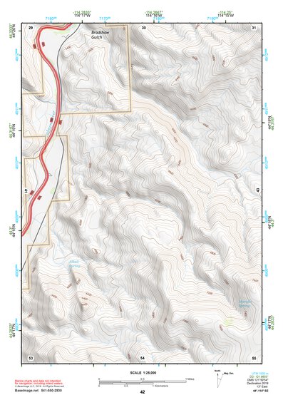 44114SE Page 42 White Cloud Peaks Topo Preview 1