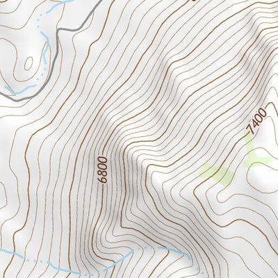 44114SE Page 43 White Cloud Peaks Topo Preview 3