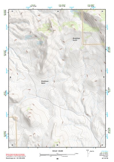 44114SE Page 44 White Cloud Peaks Topo Preview 1