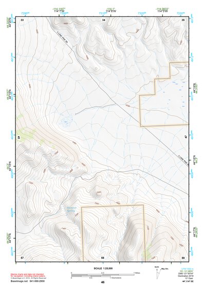 44114SE Page 46 White Cloud Peaks Topo Preview 1
