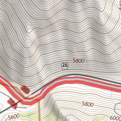 44114SE Page 50 White Cloud Peaks Topo Preview 3