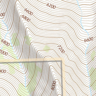 44114SE Page 51 White Cloud Peaks Topo Preview 2
