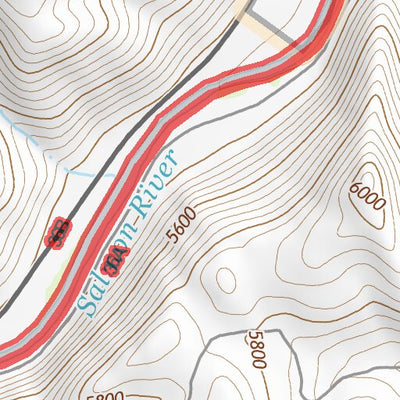 44114SE Page 53 White Cloud Peaks Topo Preview 3