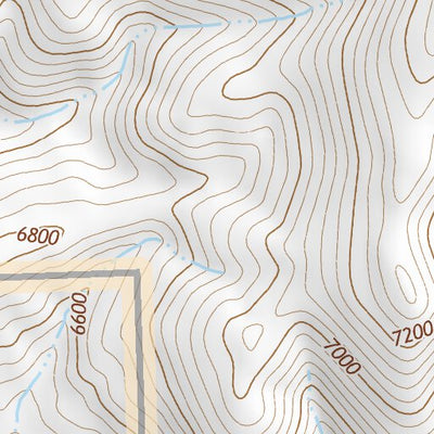 44114SE Page 54 White Cloud Peaks Topo Preview 2