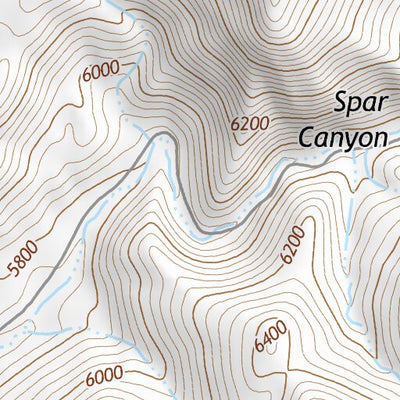 44114SE Page 54 White Cloud Peaks Topo Preview 3
