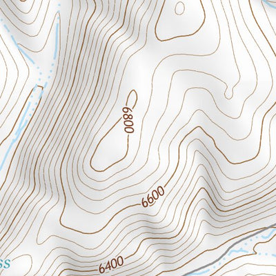 44114SE Page 55 White Cloud Peaks Topo Preview 2