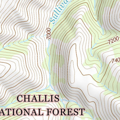 44114SE Page 62 White Cloud Peaks Topo Preview 3