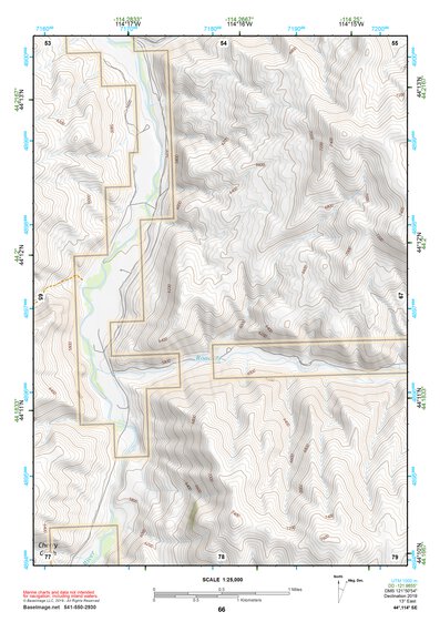 44114SE Page 66 White Cloud Peaks Topo Preview 1
