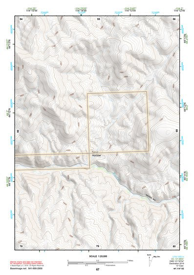 44114SE Page 67 White Cloud Peaks Topo Preview 1