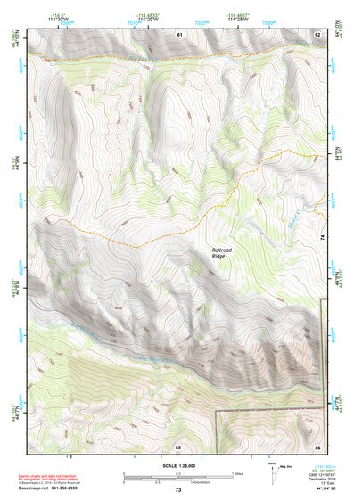44114SE Page 73 White Cloud Peaks Topo Preview 1