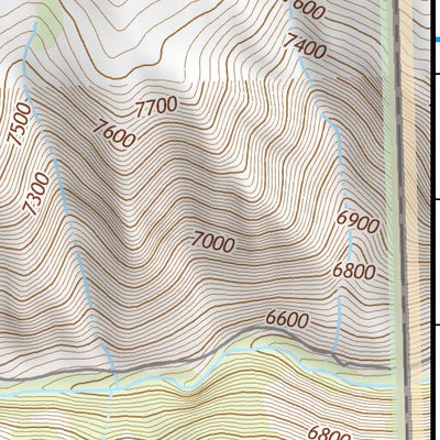 44114SE Page 73 White Cloud Peaks Topo Preview 3