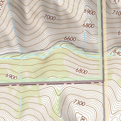44114SE Page 74 White Cloud Peaks Topo Preview 3
