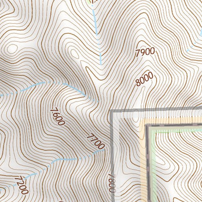 44114SE Page 75 White Cloud Peaks Topo Preview 3
