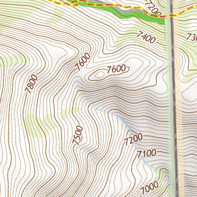44114SE Page 85 White Cloud Peaks Topo Preview 2