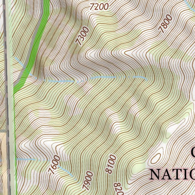 44114SE Page 86 White Cloud Peaks Topo Preview 2