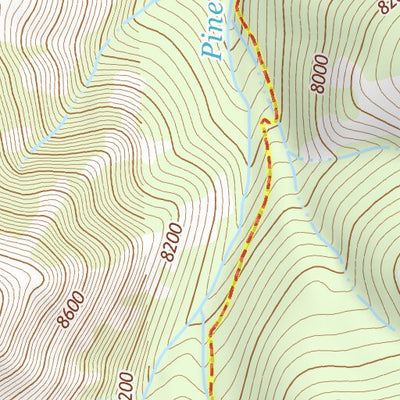 44114SE Page 88 White Cloud Peaks Topo Preview 3