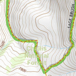 44114SE Page 89 White Cloud Peaks Topo Preview 2
