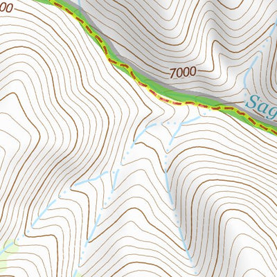 44114SE Page 90 White Cloud Peaks Topo Preview 2