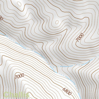 44114SE Page 91 White Cloud Peaks Topo Preview 2
