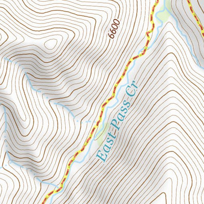 44114SE Page 91 White Cloud Peaks Topo Preview 3