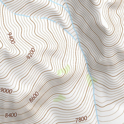 44114SE Page 100 White Cloud Peaks Topo Preview 2