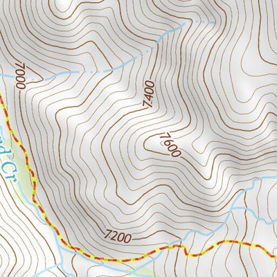 44114SE Page 104 White Cloud Peaks Topo Preview 3