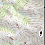 44114SE Page 105 White Cloud Peaks Topo Preview 3