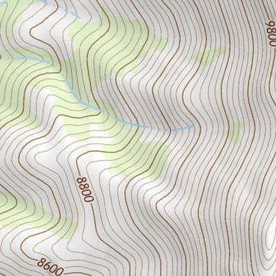 44114SE Page 106 White Cloud Peaks Topo Preview 3