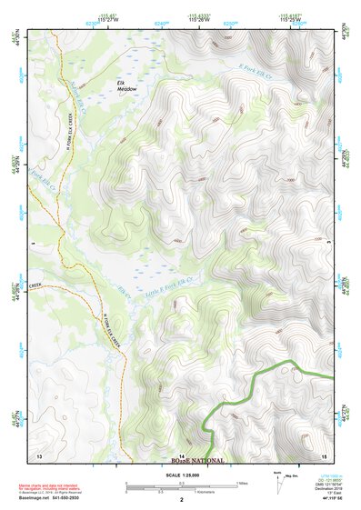 44115SE Page 2 Deadwood River Topo Preview 1