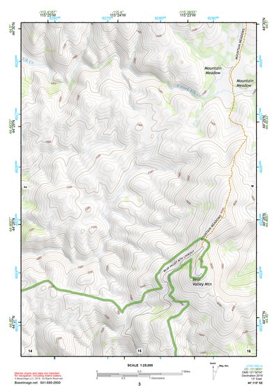 44115SE Page 3 Deadwood River Topo Preview 1