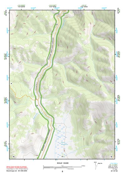 44115SE Page 5 Deadwood River Topo Preview 1