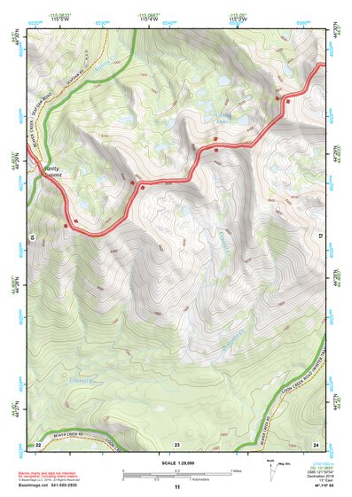 44115SE Page 11 Deadwood River Topo Preview 1