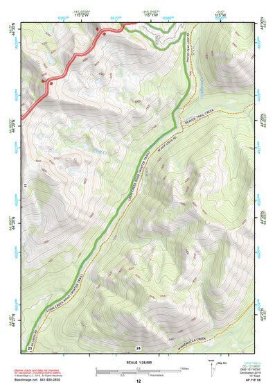 44115SE Page 12 Deadwood River Topo Preview 1