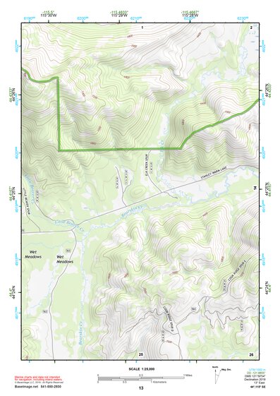 44115SE Page 13 Deadwood River Topo Preview 1