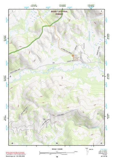 44115SE Page 14 Deadwood River Topo Preview 1