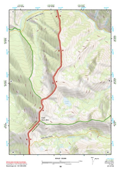 44115SE Page 19 Deadwood River Topo Preview 1