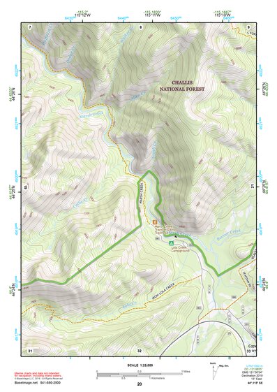 44115SE Page 20 Deadwood River Topo Preview 1