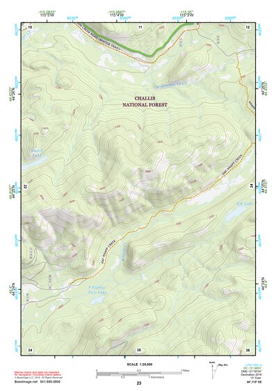 44115SE Page 23 Deadwood River Topo Preview 1