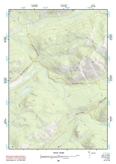44115SE Page 24 Deadwood River Topo Preview 1