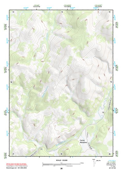 44115SE Page 26 Deadwood River Topo Preview 1