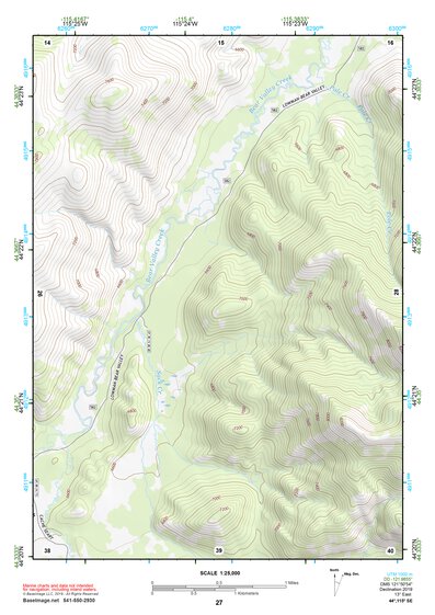 44115SE Page 27 Deadwood River Topo Preview 1
