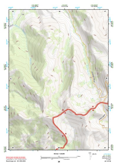 44115SE Page 28 Deadwood River Topo Preview 1