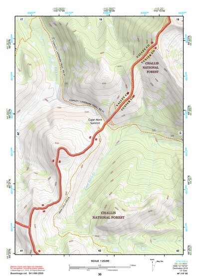 44115SE Page 30 Deadwood River Topo Preview 1