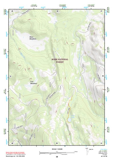 44115SE Page 38 Deadwood River Topo Preview 1