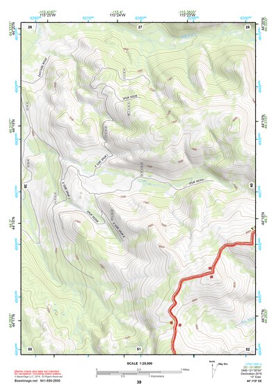 44115SE Page 39 Deadwood River Topo Preview 1