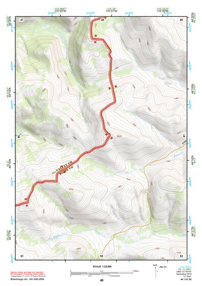 44115SE Page 40 Deadwood River Topo Preview 1