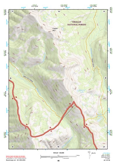 44115SE Page 44 Deadwood River Topo Preview 1