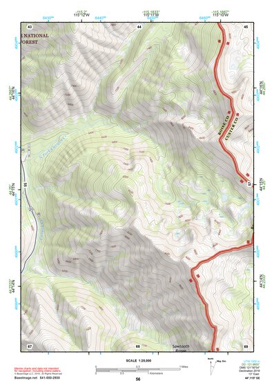 44115SE Page 56 Deadwood River Topo Preview 1